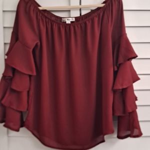 Blouse women tops large